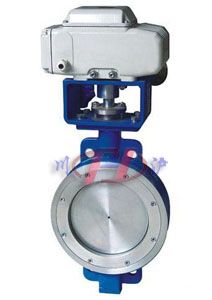 電動(dòng)對(duì)夾蝶閥