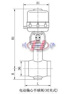 電動(dòng)偏心半球閥(對(duì)夾式)