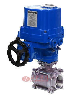 防爆電動螺紋球閥
