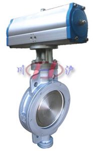 氣動三偏心蝶閥 (對夾式)