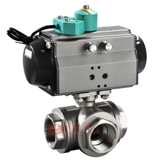 氣動(dòng)高平臺(tái)三通球閥