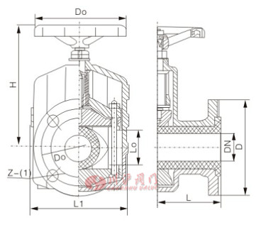 手動(dòng)管夾閥